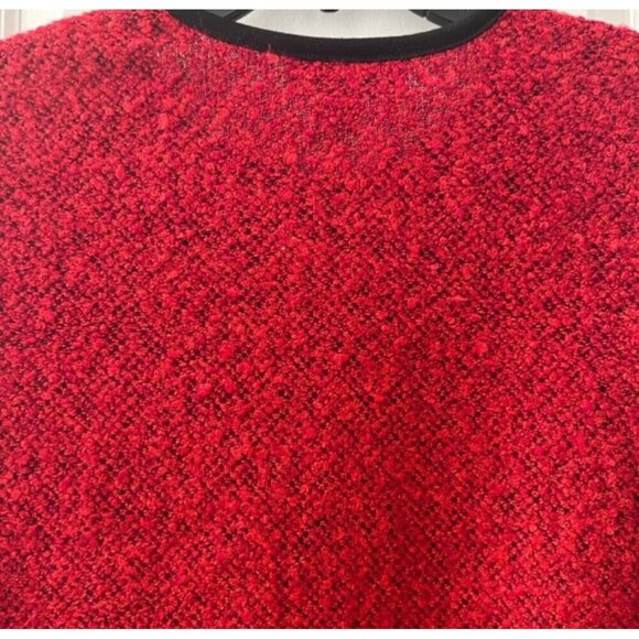 Cathy Daniels Womens Red Textured Cardigan 1X - Picture 8 of 10